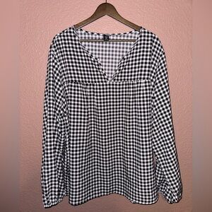 4X Gingham Top